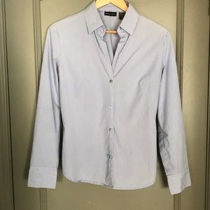 New York & Company - Stripped Button Up Top